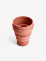 Stojo silicone collapsible 12oz cup nutmeg