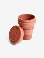 Stojo silicone collapsible 12oz cup nutmeg