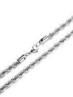 Stainless Steel Twist Chain Necklaces